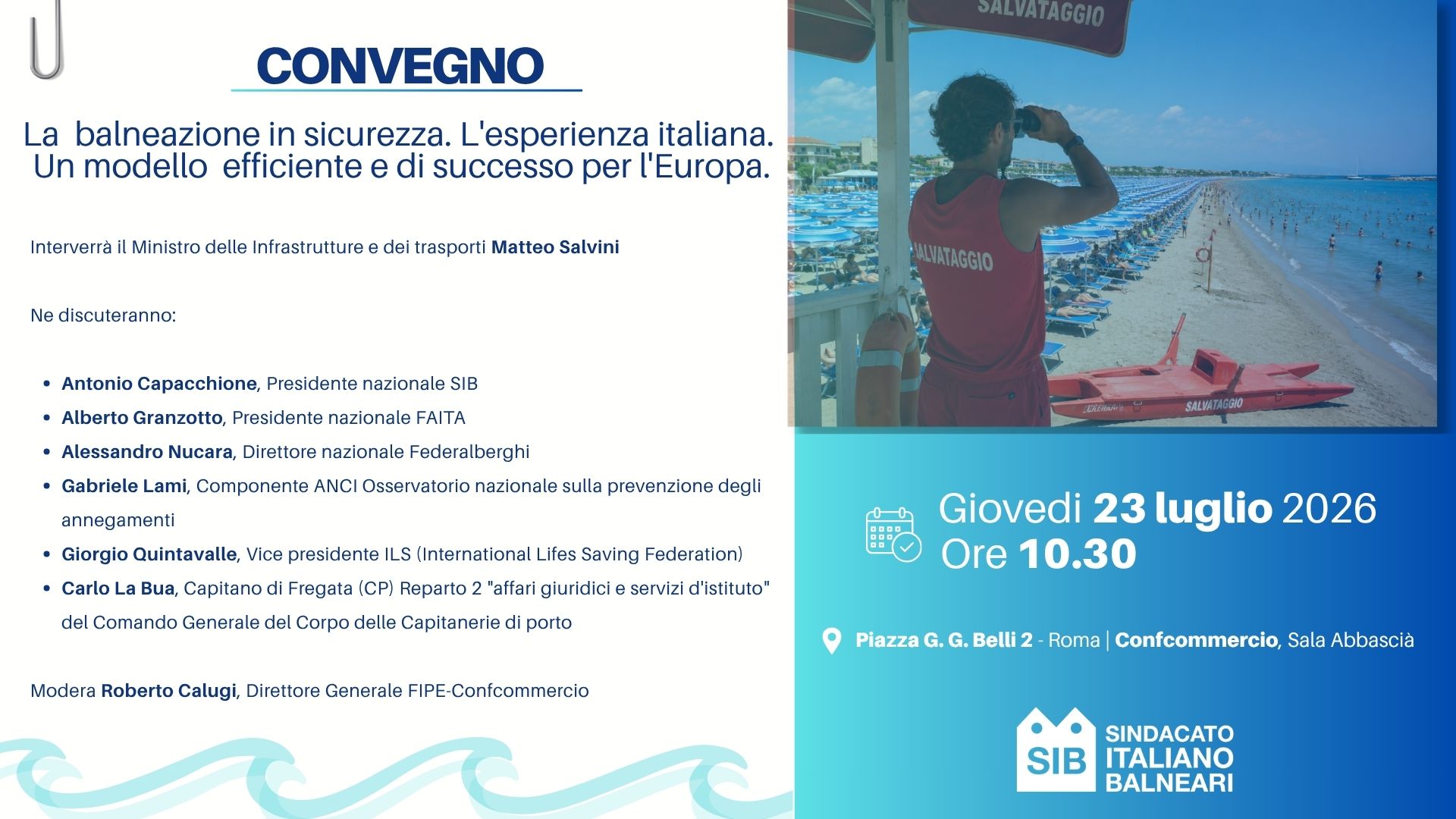 La balneazione in sicurezza